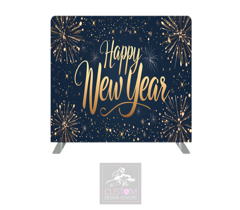 Happy New Year Lycra Pillowcase Backdrop Cover (DOUBLE SIDED)