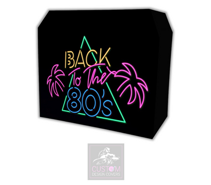 Neon Effect Back To The 80's DJ Lycra DJ Covers 