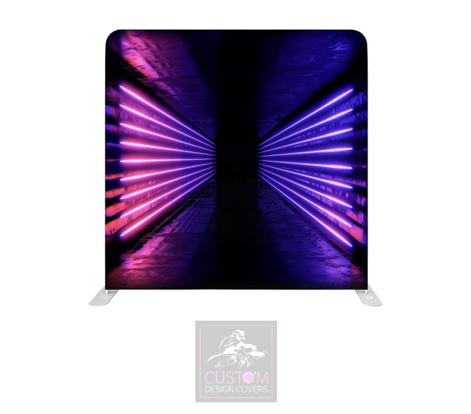 Narrow Neon Lycra Pillowcase Backdrop Cover (DOUBLE SIDED)