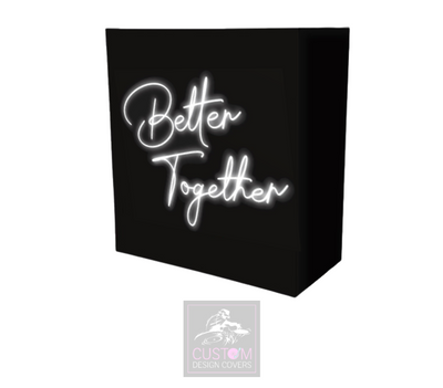 Neon Effect Better Together Lycra DJ Booth Cover