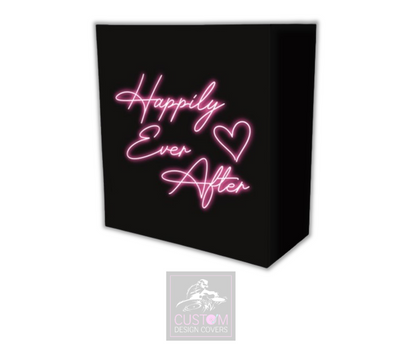 Neon Effect Happily Ever After Lycra DJ Booth Cover