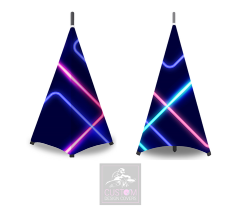 Neon Effect Stand Lycra Covers 