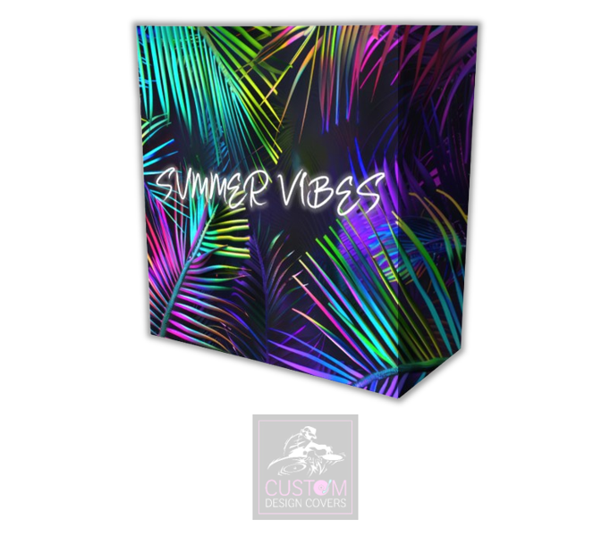 Summer Vibes Lycra DJ Booth Cover 