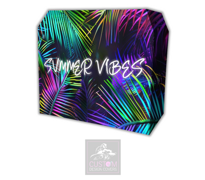 Summer Vibes Lycra DJ Booth Cover 