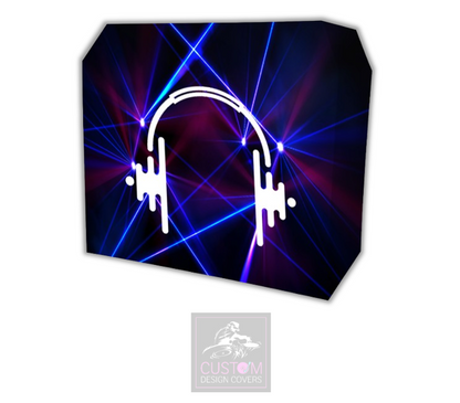 Laser Effect Lycra DJ Covers 