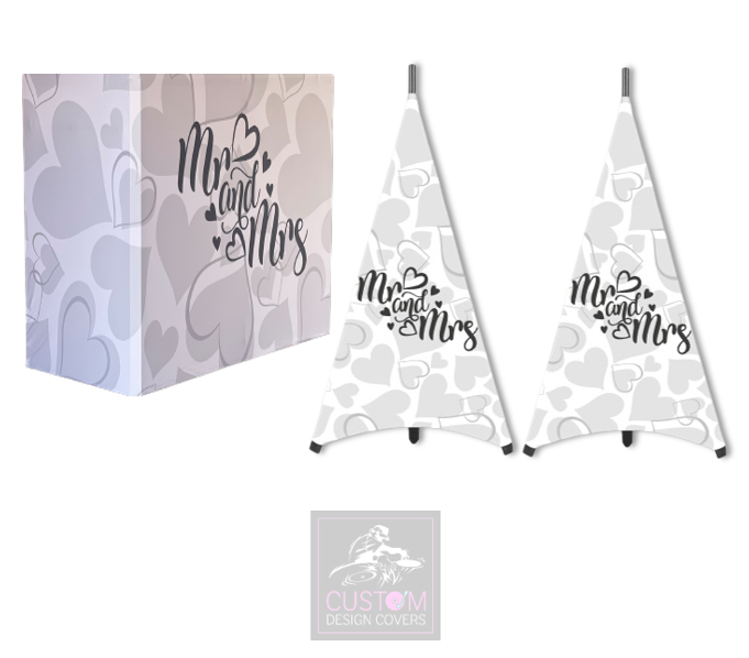 Mr & Mrs Lycra DJ Booth Cover (PACKAGE BUNDLES) - TRUSS 