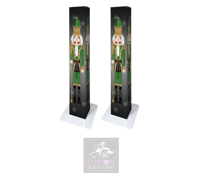 Christmas Nutcracker  Podium Covers (PAIR)