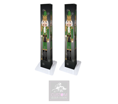 CHRISTMAS NUTCRACKER PODIUM COVERS (PAIR)