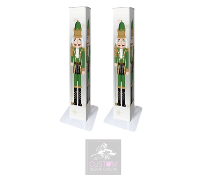 Christmas Nutcracker  Podium Covers (PAIR)