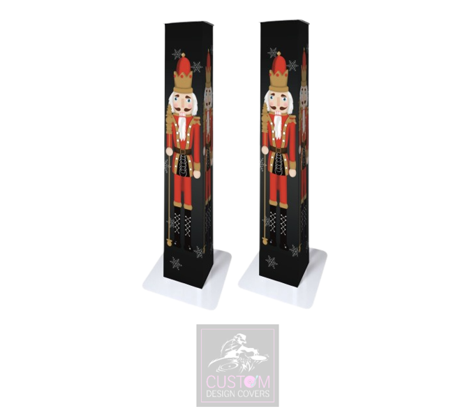 Christmas Nutcracker  Podium Covers (PAIR)