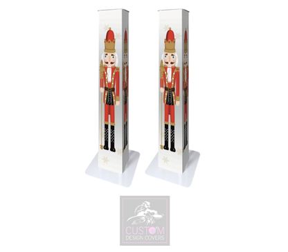 Christmas Nutcracker  Podium Covers (PAIR)