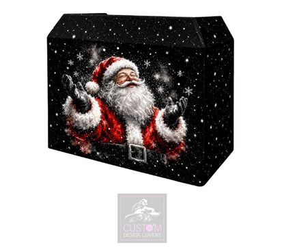 Santa Lycra DJ Booth Cover