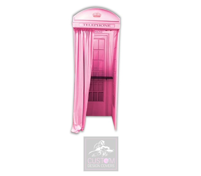 Pink Audio Guest Book Telephone Booth Cover 