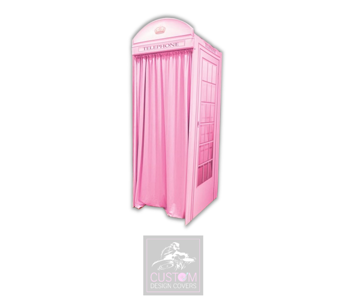 Pink Audio Guest Book Telephone Booth Cover 