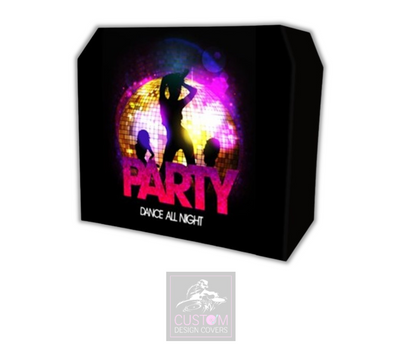 Party All Night Long Lycra DJ Booth Cover