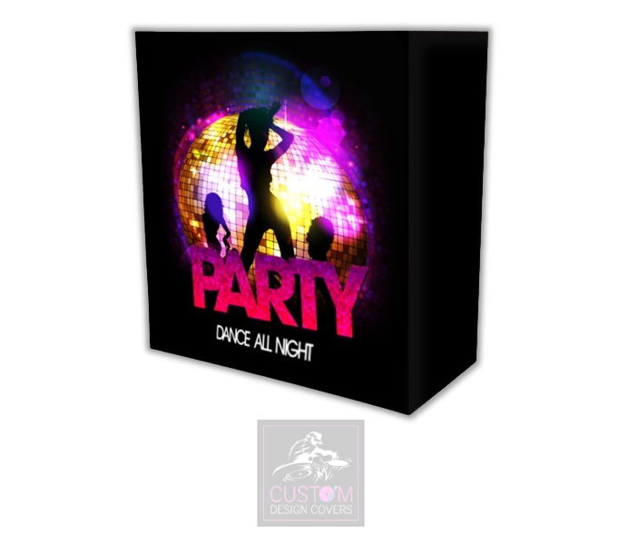 Party All Night Long Lycra DJ Booth Covers 