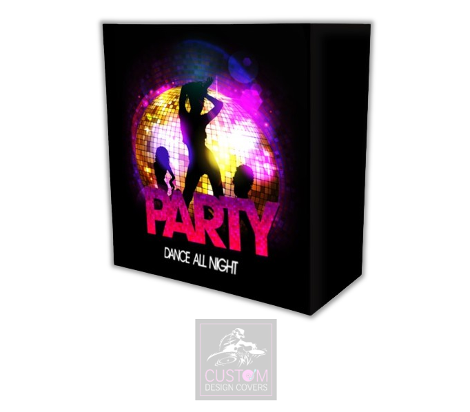 Party All Night Long Lycra DJ Booth Cover
