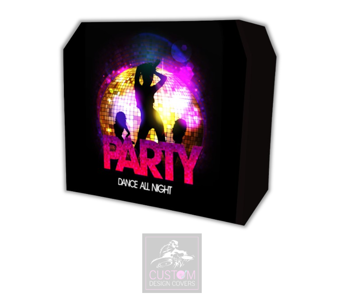 Party All Night Long Lycra DJ Booth Covers 