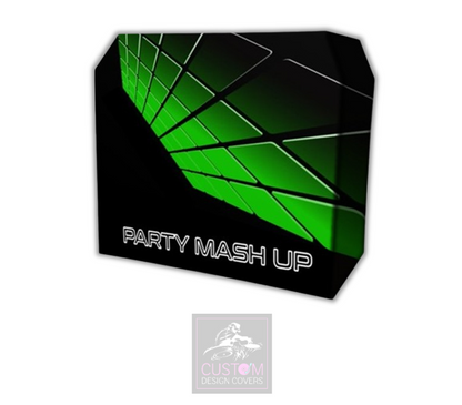 Party Mash Up *Green* Lycra DJ Booth Covers