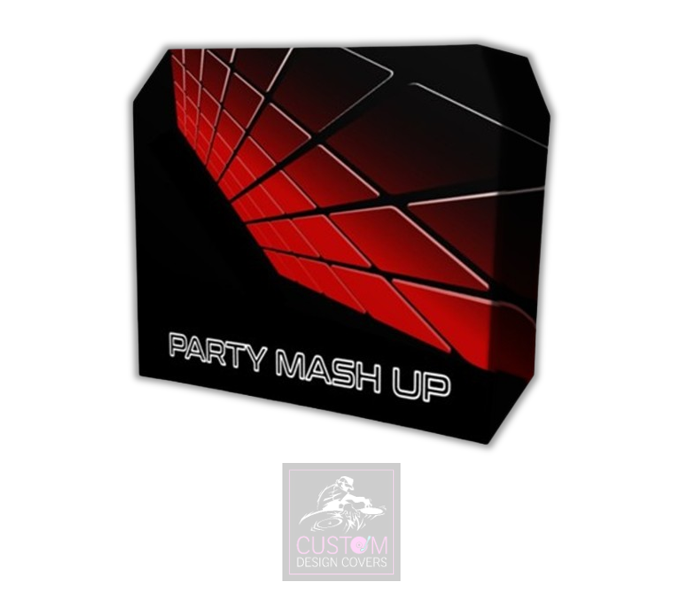 Party Mash Up *Red* Lycra DJ Booth Covers