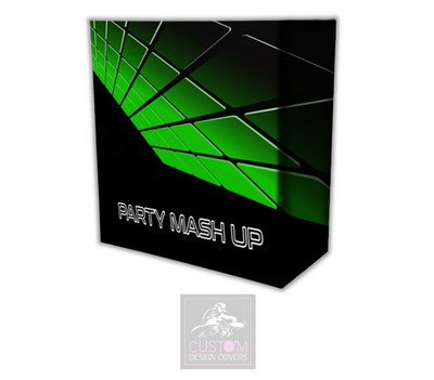 Party Mash Up *Green* Lycra DJ Booth Covers 