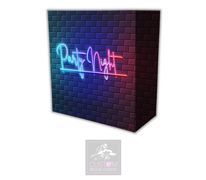 Party Night Neon Effect Lycra DJ Covers 