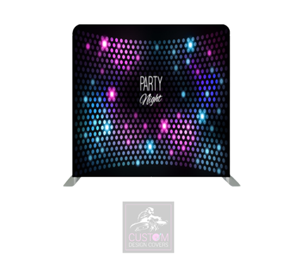 Party Night Lycra Pillowcase Backdrop Cover (DOUBLE SIDED)