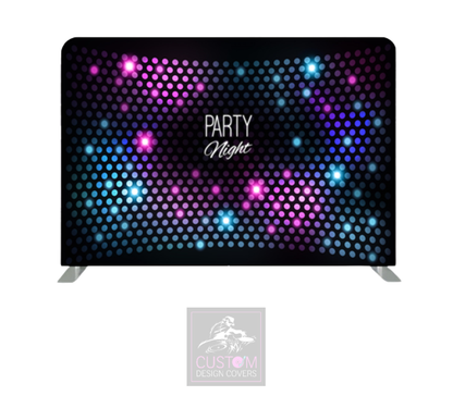 Party Night Lycra Pillowcase Backdrop Cover (DOUBLE SIDED)