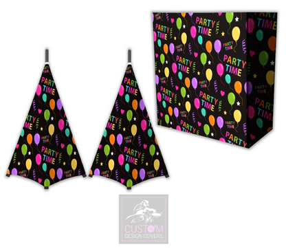 Party Time Lycra DJ Booth Cover (PACKAGE BUNDLE) 
