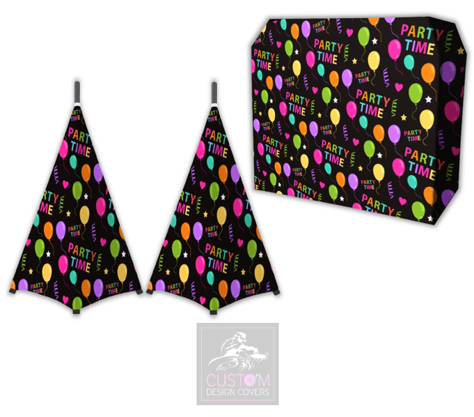 Party Time Lycra DJ Booth Cover (PACKAGE BUNDLE) 