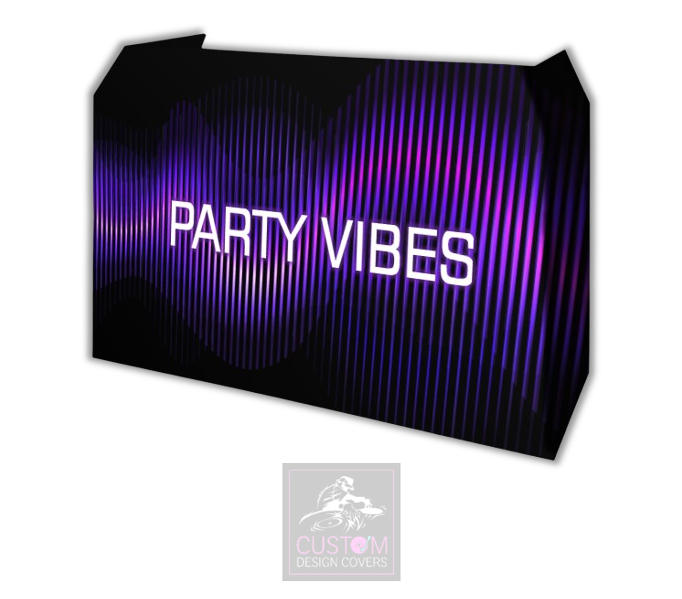 Party Vibes Lycra DJ Booth Cover