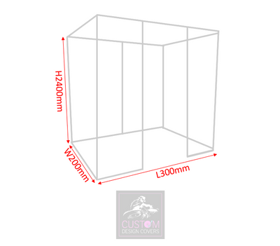 Vinyl Photobooth Enclosure Cover