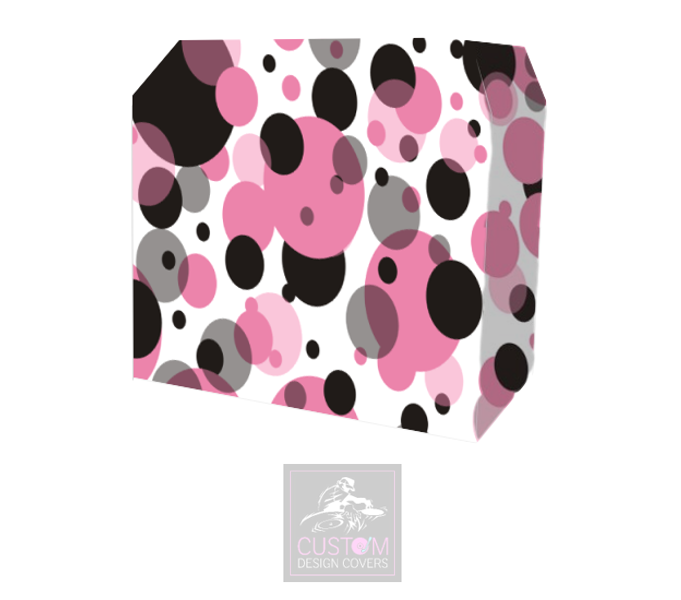 Pink & Black Dots DJ Booth Cover-MKII