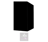 Plain Black Booth Cover Micron