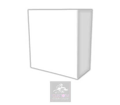 Plain White Lycra DJ Booth Cover