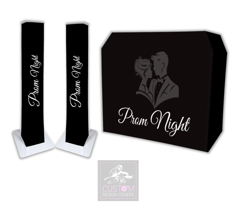 Prom Night Lycra DJ Booth Cover  (PACKAGE BUNDLE) 