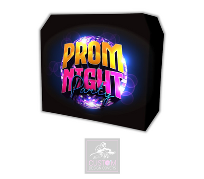 Prom Night Party Lycra DJ Booth Cover
