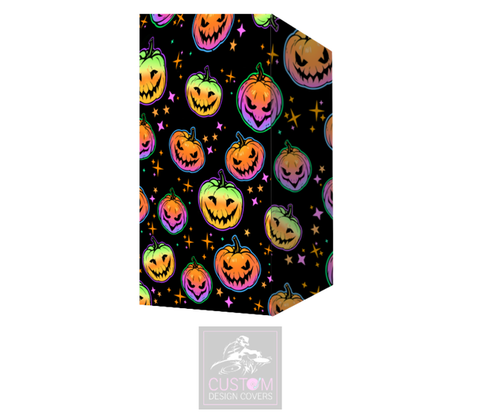 Halloween Pumpkin Lycra DJ Booth Cover