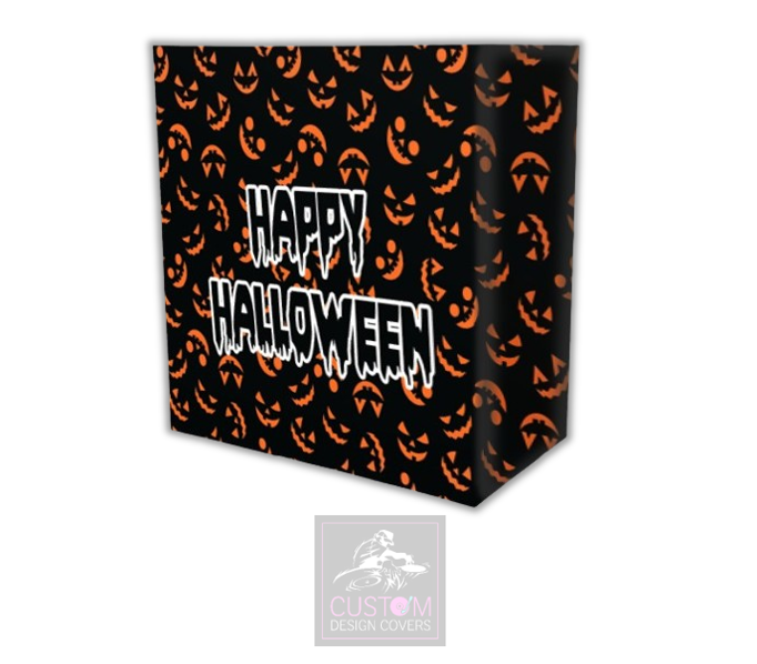 Pumpkin Happy Halloween Lycra DJ Booth Cover