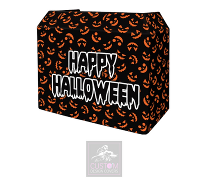 Pumpkin Happy Halloween UV Lycra DJ Booth Cover