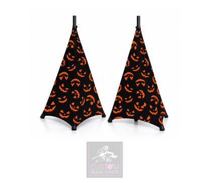 Pumpkin Happy Halloween Lycra DJ Covers (PACKAGE BUNDLE)