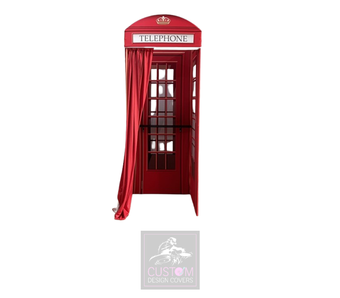 Red Audio Guest Book Telephone Booth 