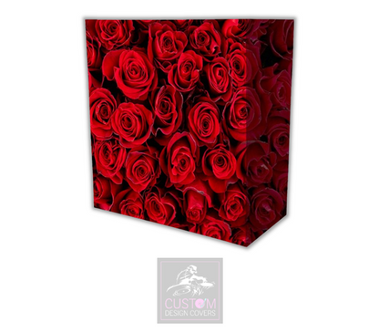 Red Roses Lycra DJ Booth Cover