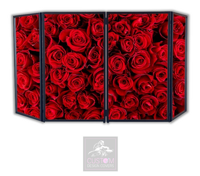 RED ROSES DJ LYCRA FACADE PANELS 