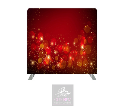 Red Sparkle Pillowcase Backdrop Cover