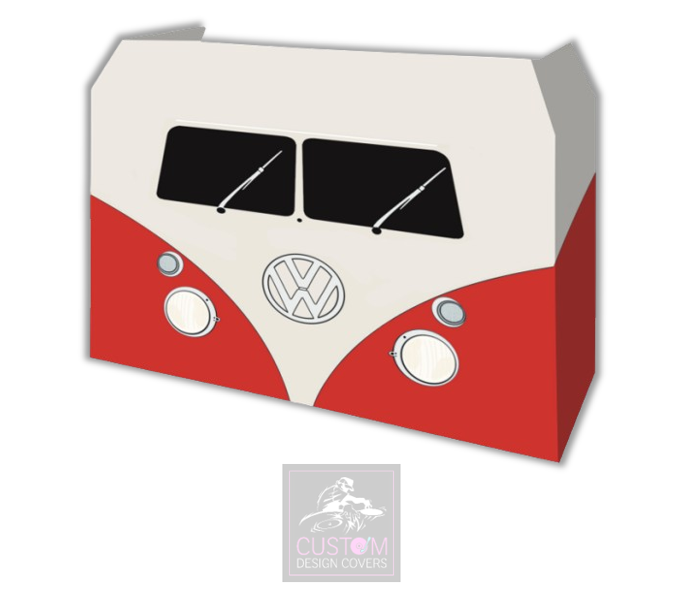 Red VW Camper DJ Covers (PACKAGE BUNDLE)