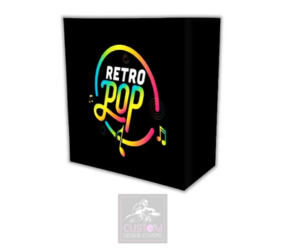 Retro Pop Lycra DJ Booth Covers 