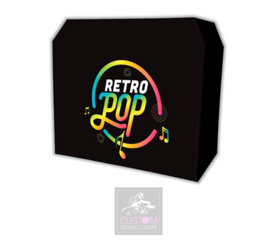 Retro Pop  Lycra DJ Booth Covers