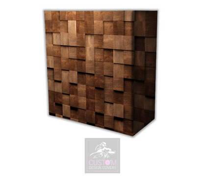 Rustic Cubes Lycra DJ Booth Covers 