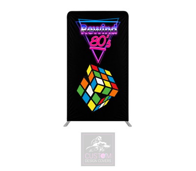 Rewind 80’s Lycra Display Banner Cover - DOUBLE SIDED
